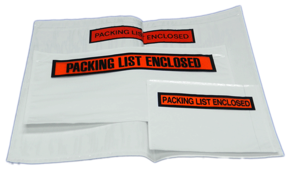 Packing List Envelopes